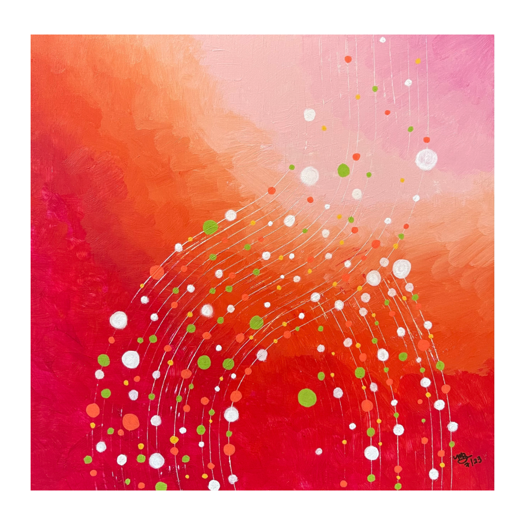 Summer Nights-Original Acrylic Painting - marjorieblume