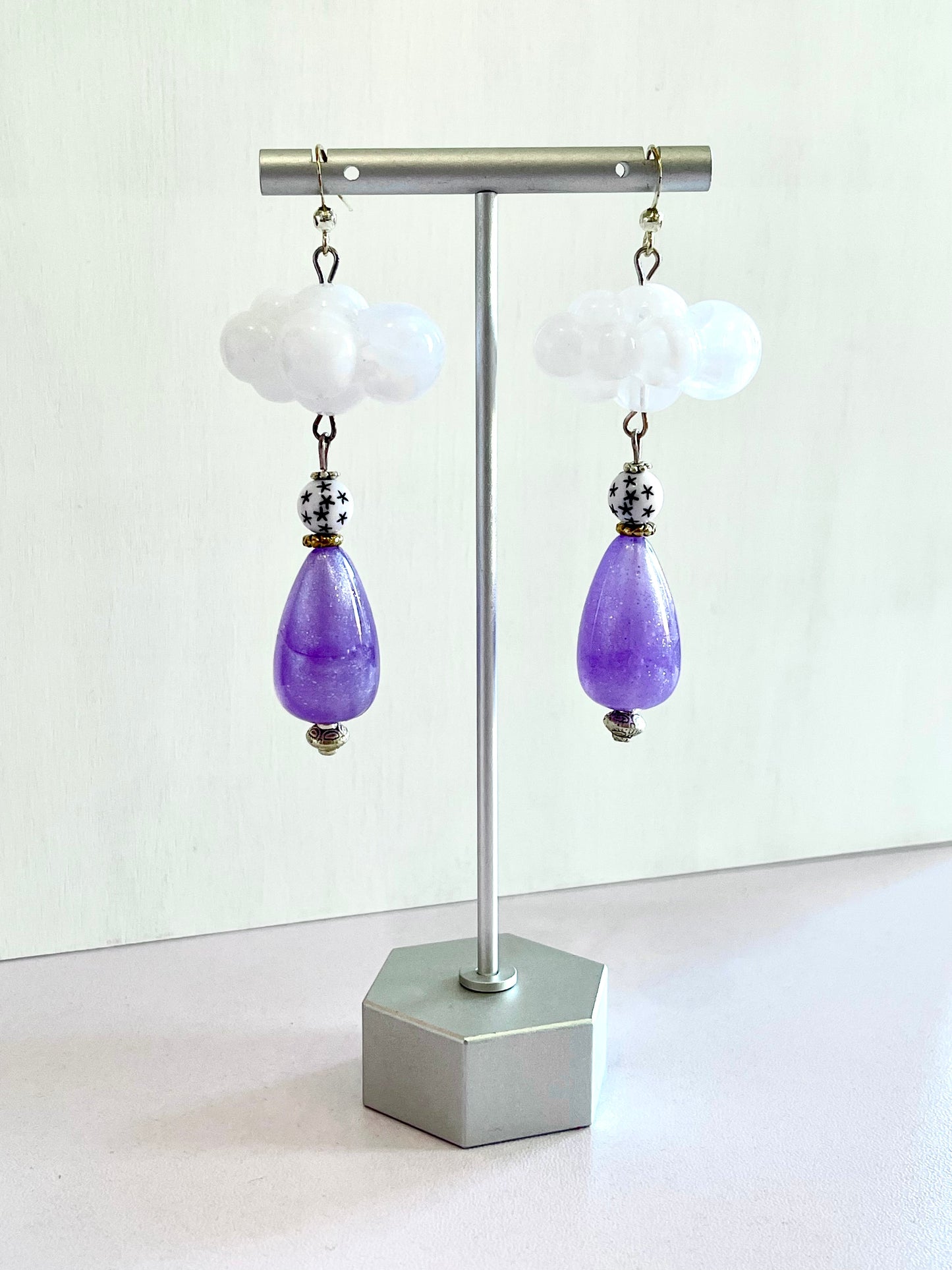 Lavender Drops Earrings - marjorieblume