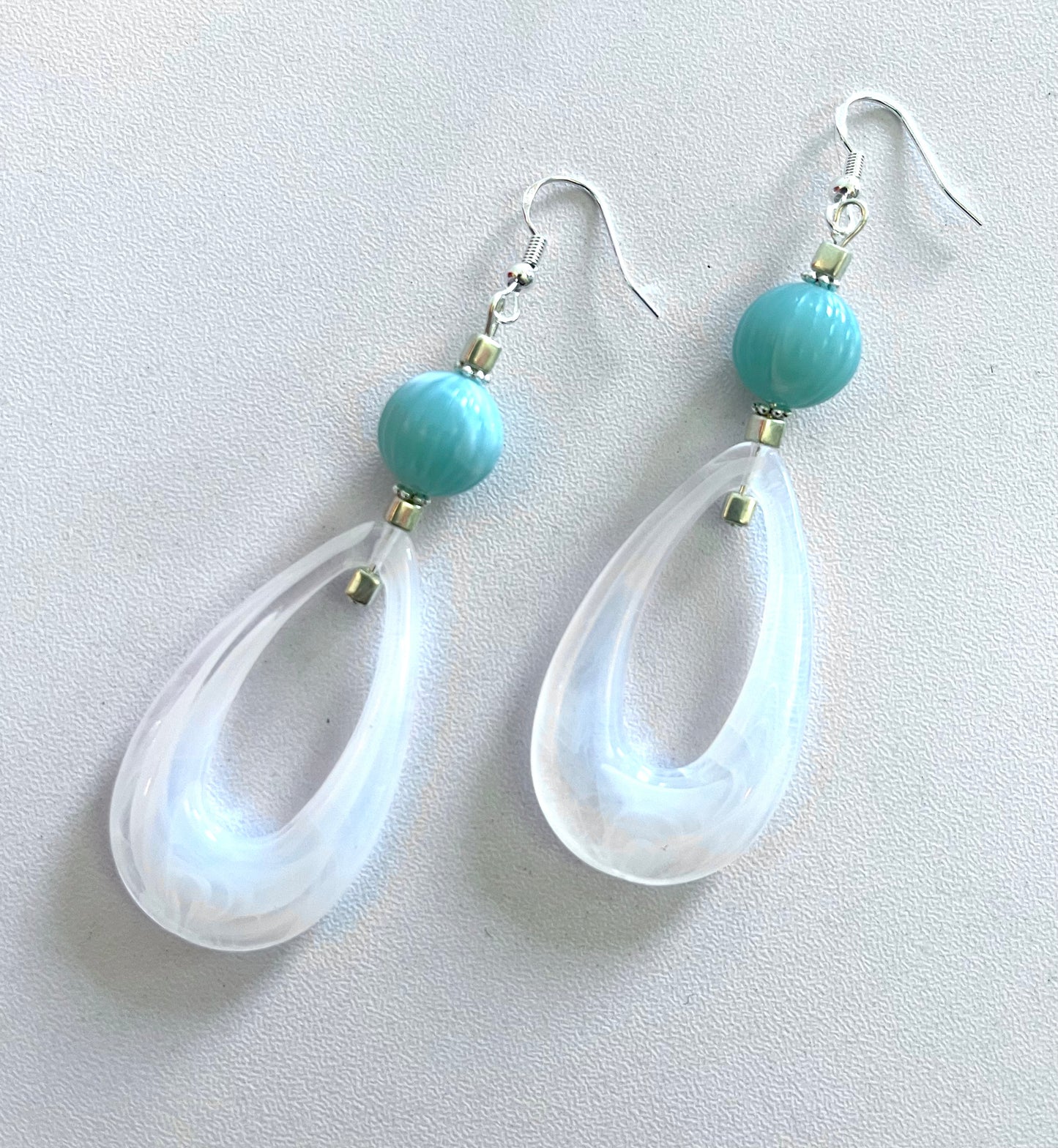 Stacy-Aqua Earrings - marjorieblume