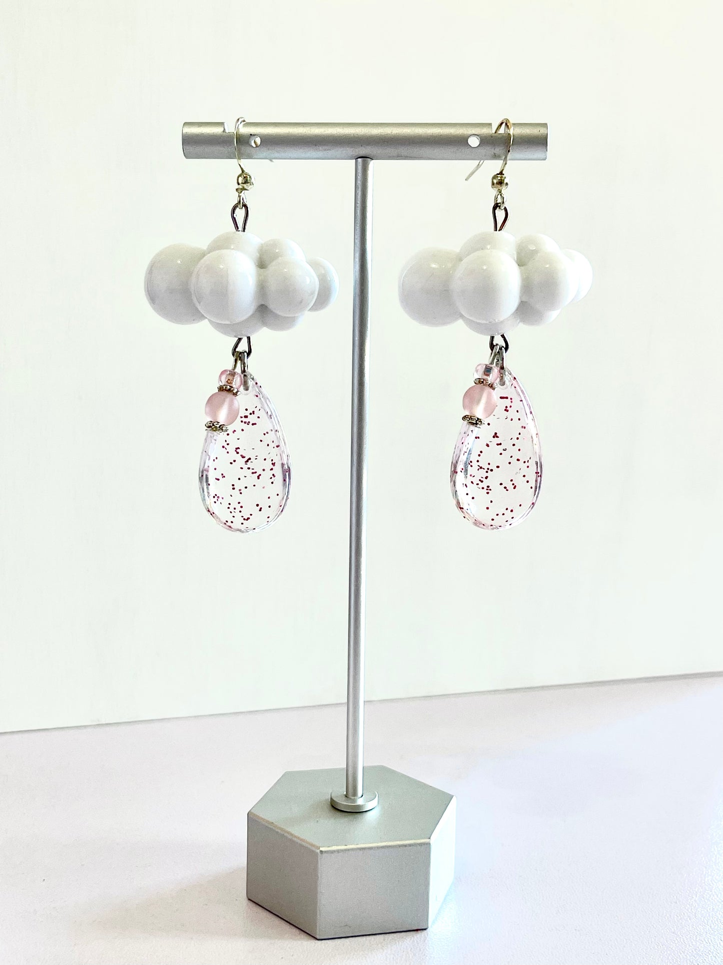 Glitter Rain Drop Earrings - marjorieblume