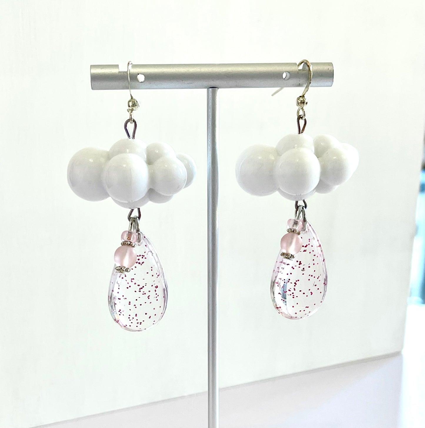 Glitter Rain Drop Earrings - marjorieblume