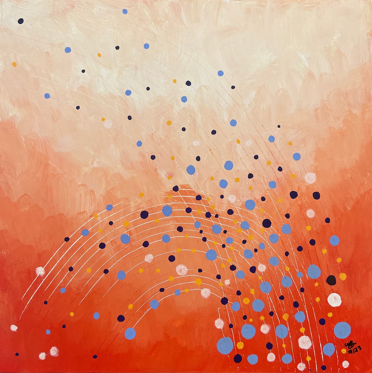 Breathe-Original Acrylic Painting - marjorieblume