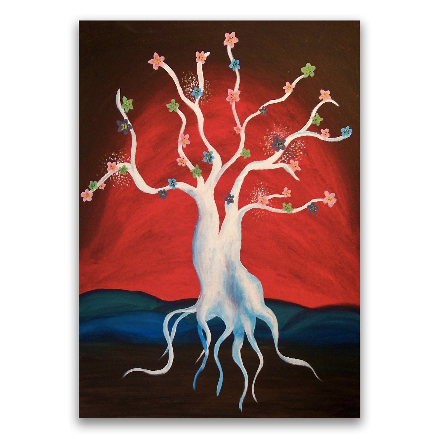 Winter's Spring Card-Blank - marjorieblume