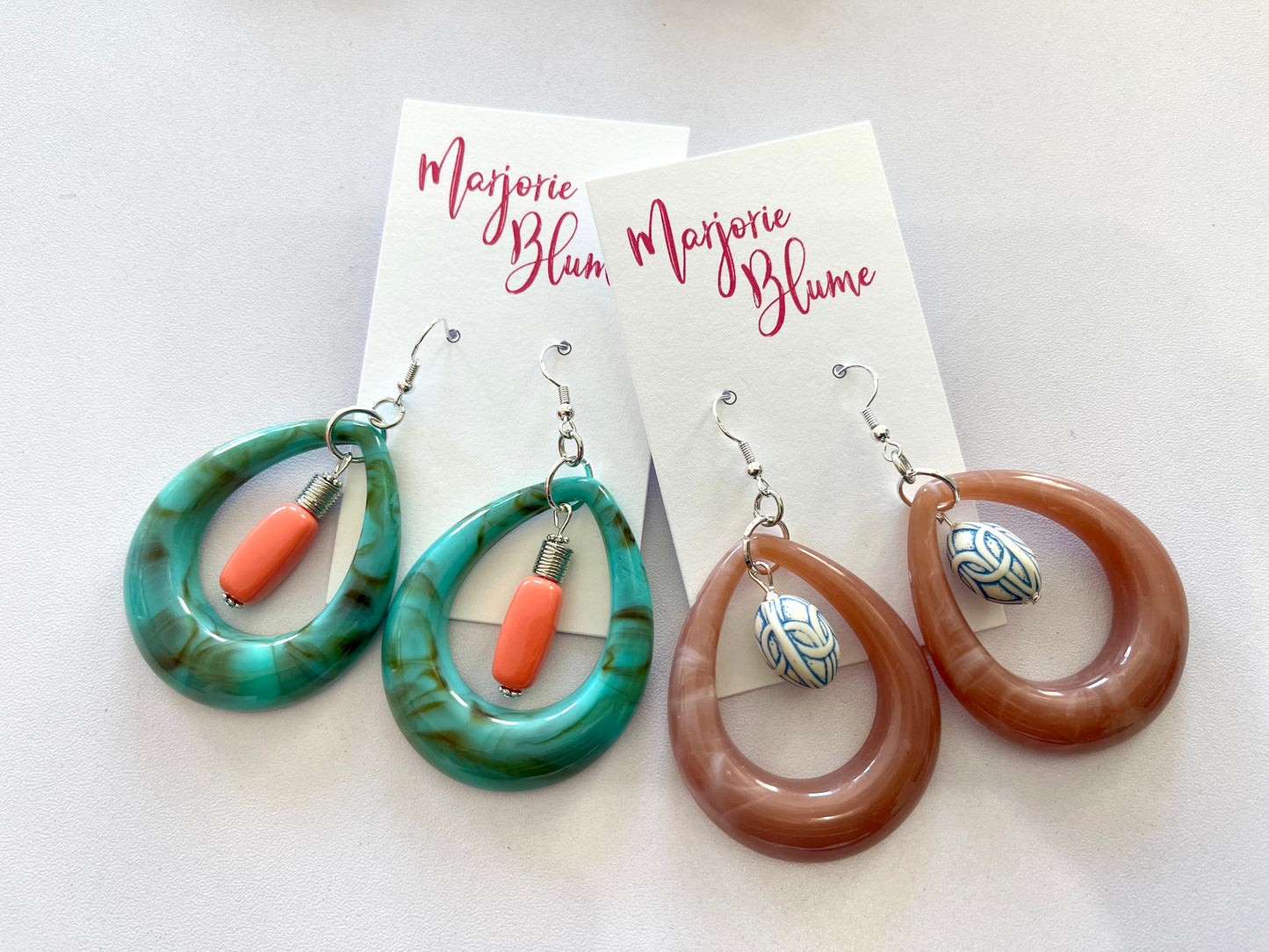 Latte Drop Earrings - marjorieblume