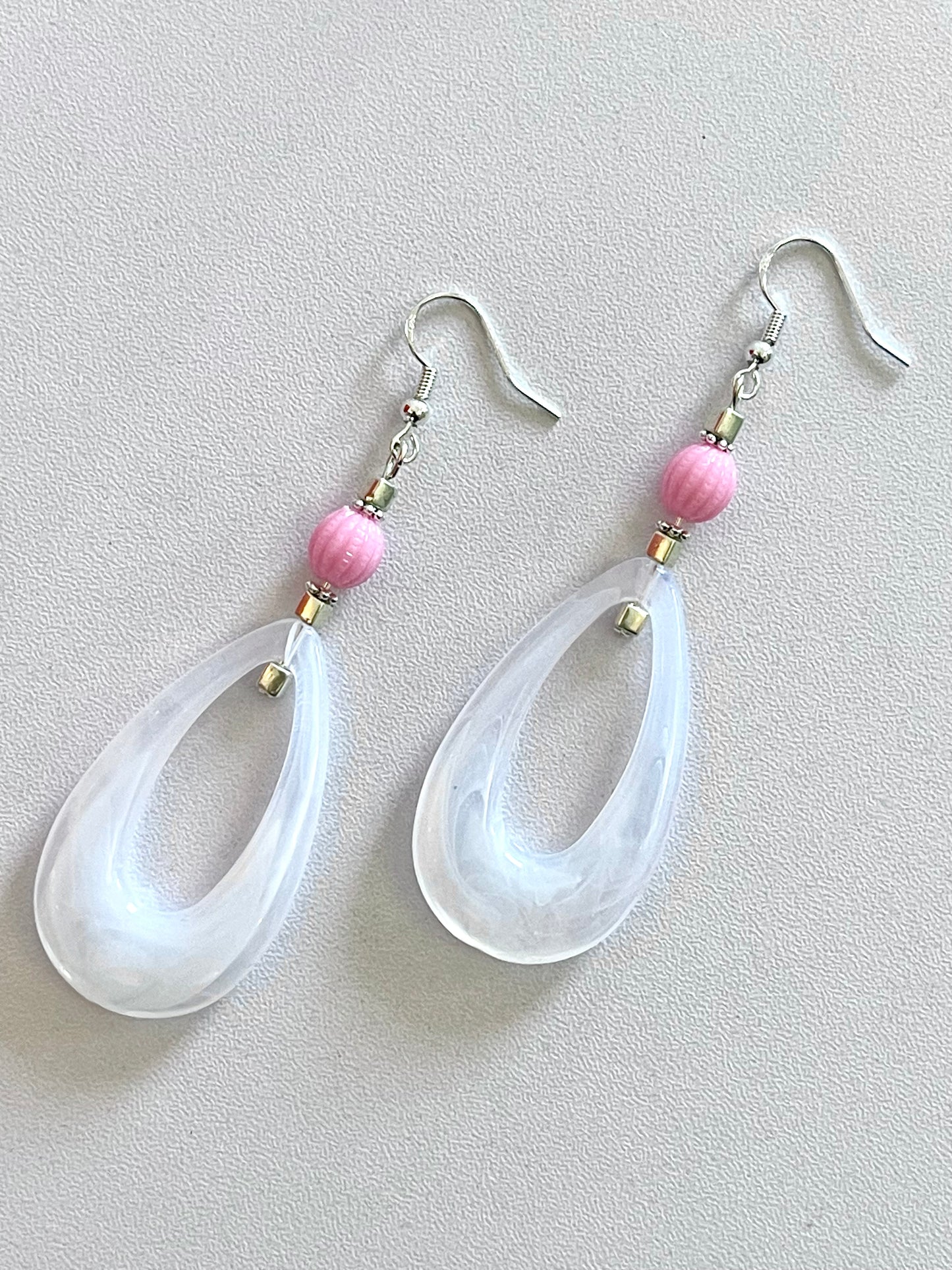 Stacy-Pink Earrings - marjorieblume