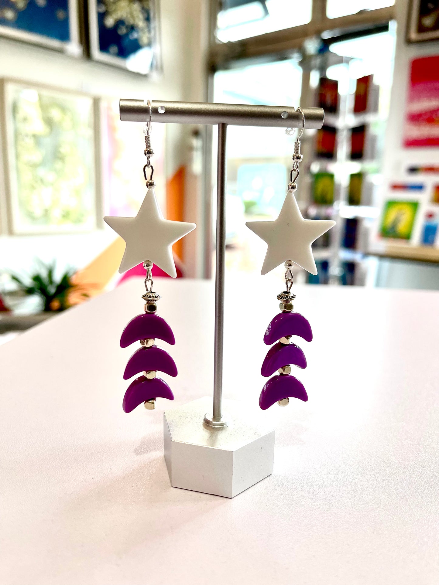 Shooting Star Earrings - marjorieblume