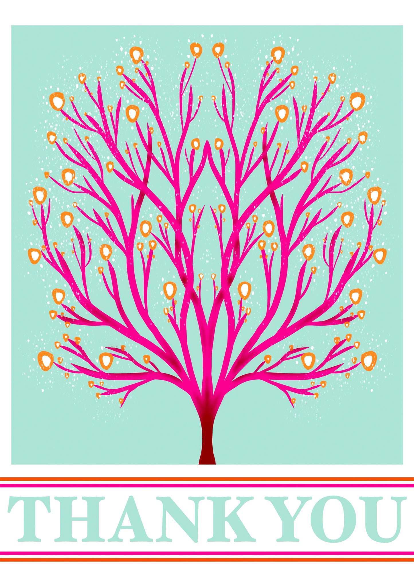 Tree of Thanks Card-Blank - marjorieblume