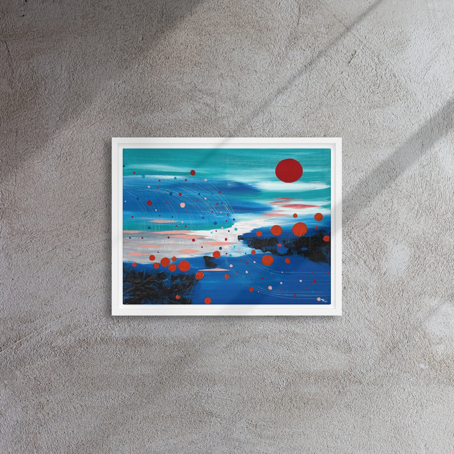 Liberation Framed Canvas Print - marjorieblume
