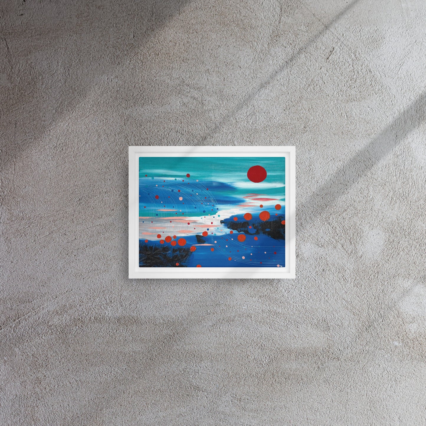 Liberation Framed Canvas Print - marjorieblume