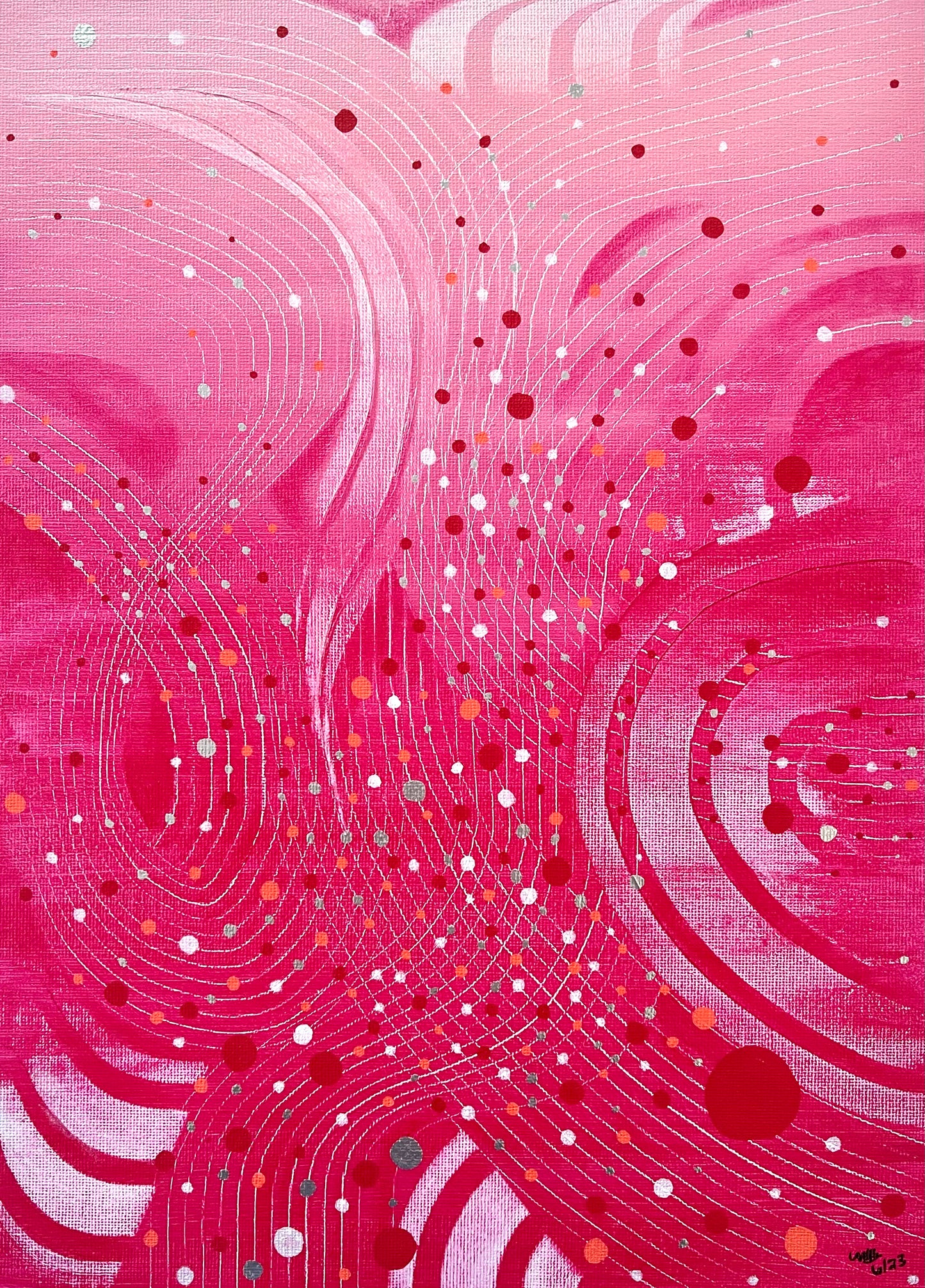 Flow-Original Painting on Canvas - marjorieblume
