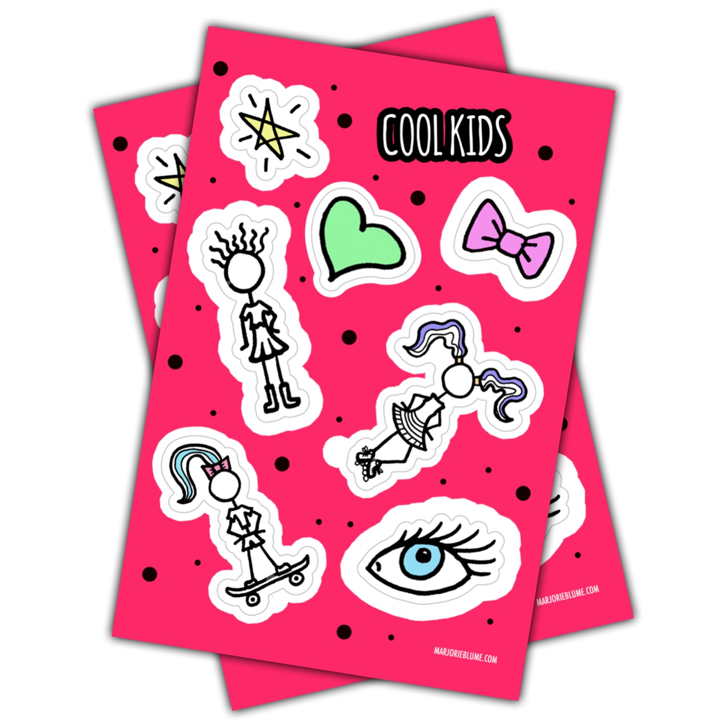 Cool Kids Sticker Sheets - marjorieblume