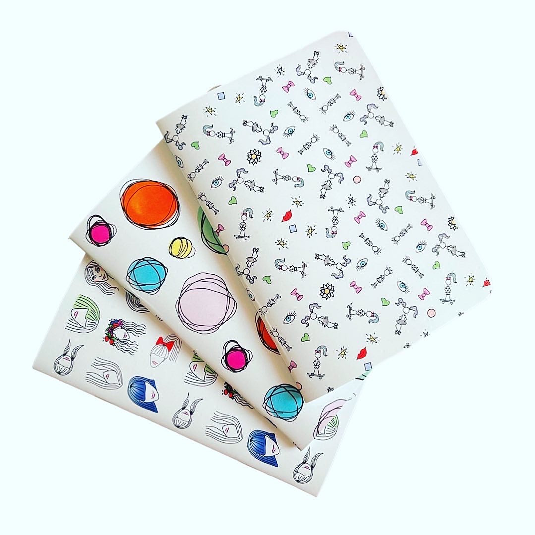 Cool Kids Notebooks Set of 3 - marjorieblume