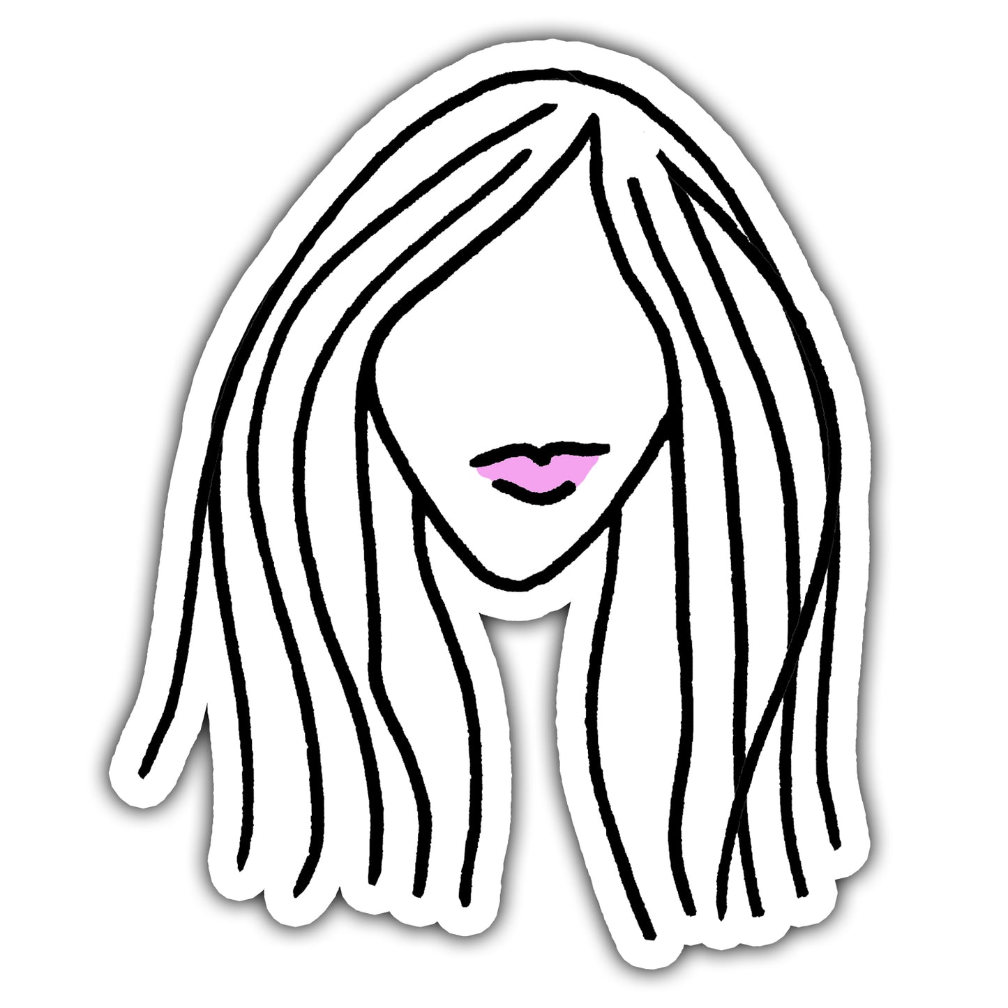 Who Girl Die Cut Sticker - marjorieblume