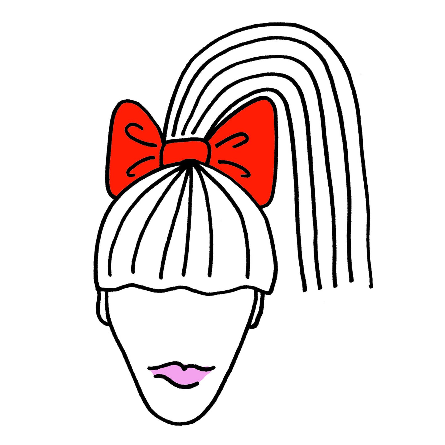 Bow Girl Greeting Card - marjorieblume