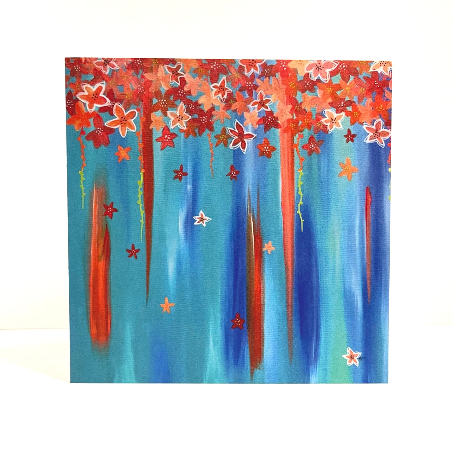 Flower Trails-Blank Greeting Card - marjorieblume