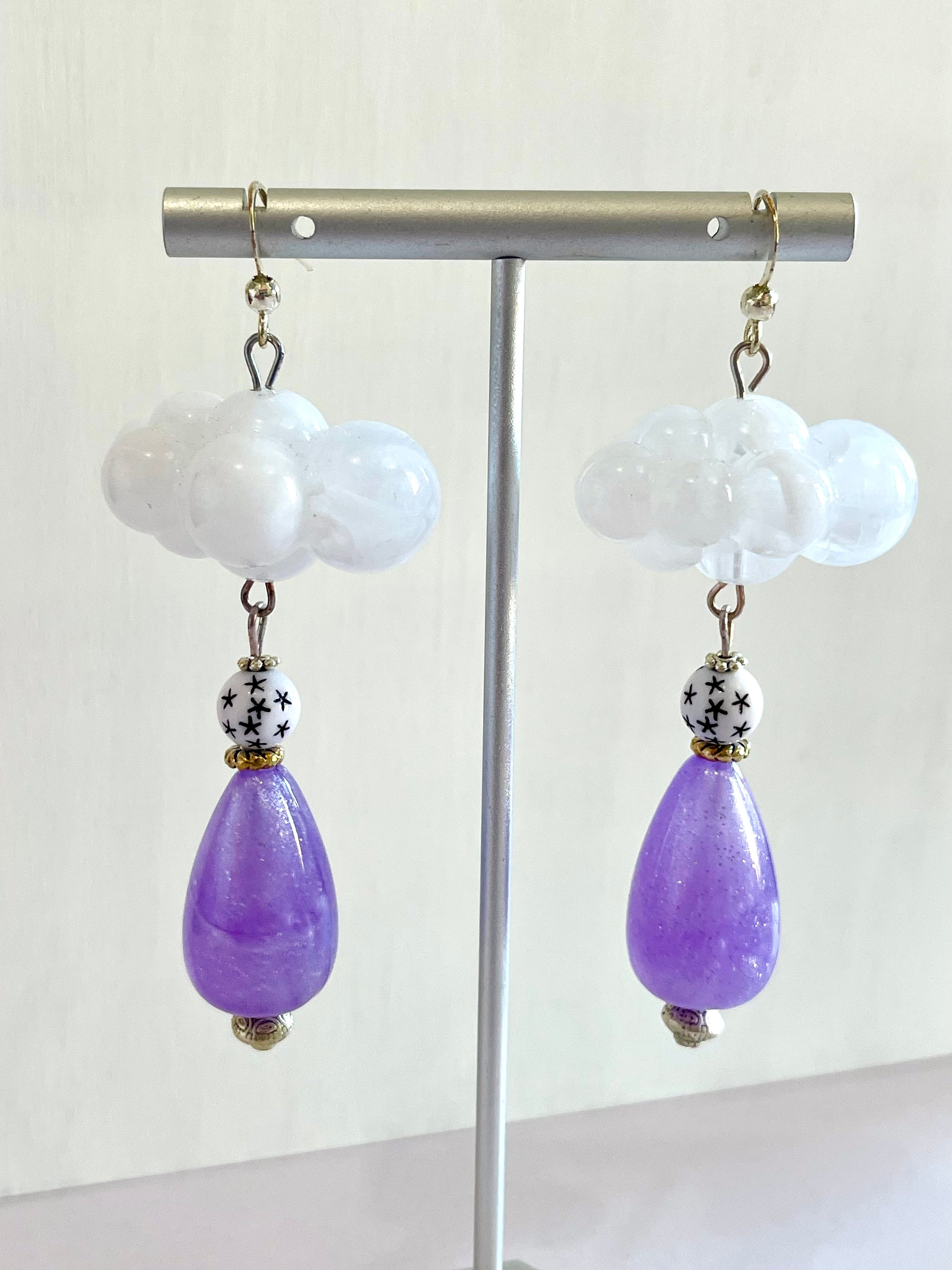 Lavender Drops Earrings - marjorieblume