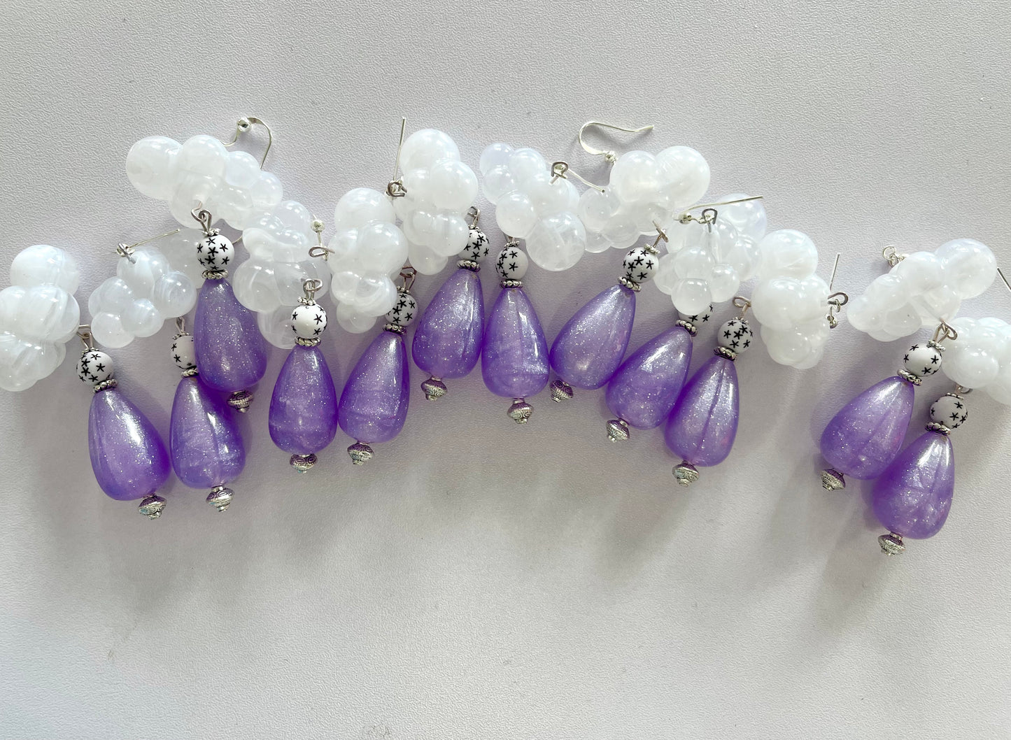 Lavender Drops Earrings - marjorieblume